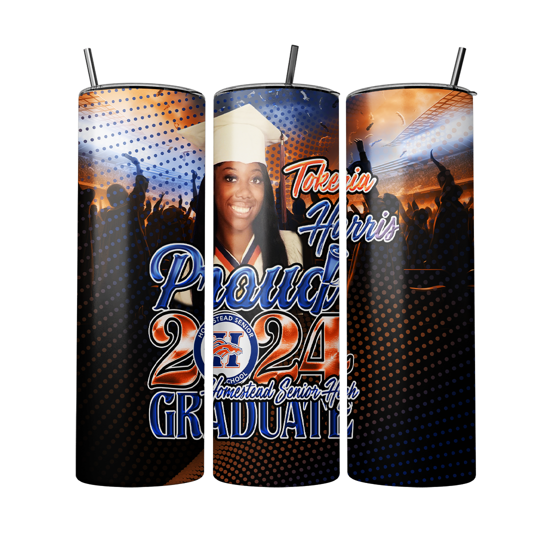Custoom 20ounce Grad Tumbler