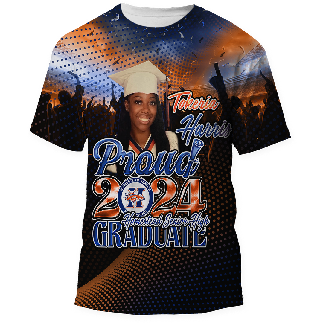 All-Over Sublimation Grad Shirt