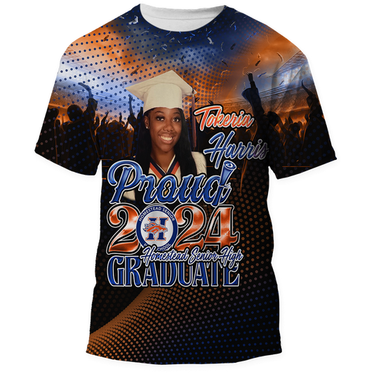 All-Over Sublimation Grad Shirt